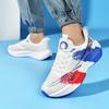 Popcorn large-sized sports shoes, ultra-light and breathable carbon fiber board running shoes, new men's cushioned and anti-slip running shoes
