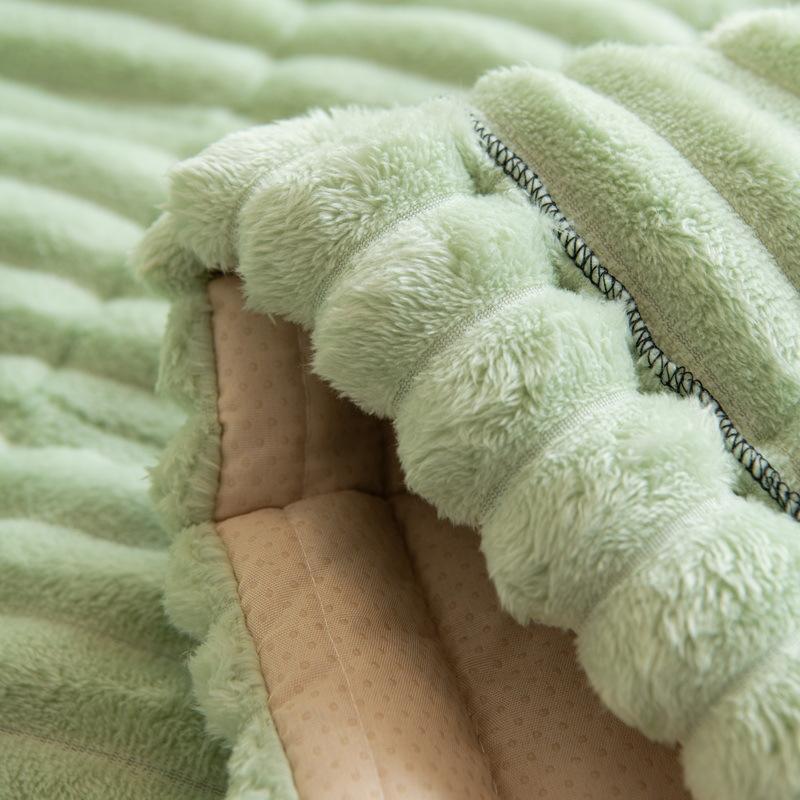 Nordic Square Sofa Cushion Simple Winter Non-Slip Seat Cushion Backrest Towel Winter Plush Thickened Sofa Cover Cover Cloth