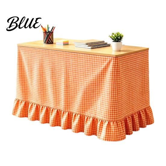 Classroom Desk Cover Gingham Ruffled Table Skirt Cottagecore Teacher Skirt for Classroom ClassroomDesk Plaid Tablecloth Birthday Wedding Baby Shower