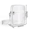 Simple Transparent Pvc Crossbody Bag Clear Waterproof Shoulder Bag Travel Cosmetic Bags Toiletries Storage Bags