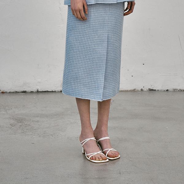 Atelier Nine Amuse Tweed Set-Up Skirt (Sk-4621)