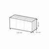 Housse de protection - BONI-SHOP® - Sac coussins de fauteuil - Transparent - Polyéthylène - Anti-UV
