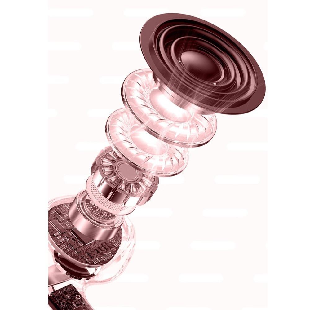 Deformation Design Heart Wireless Earbuds Mini Size Rotatable Earphones  For Small Ears