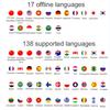 Portable Language Translator Device 138 Languages Online Translation 17 Languages Offline Translation Support Voice