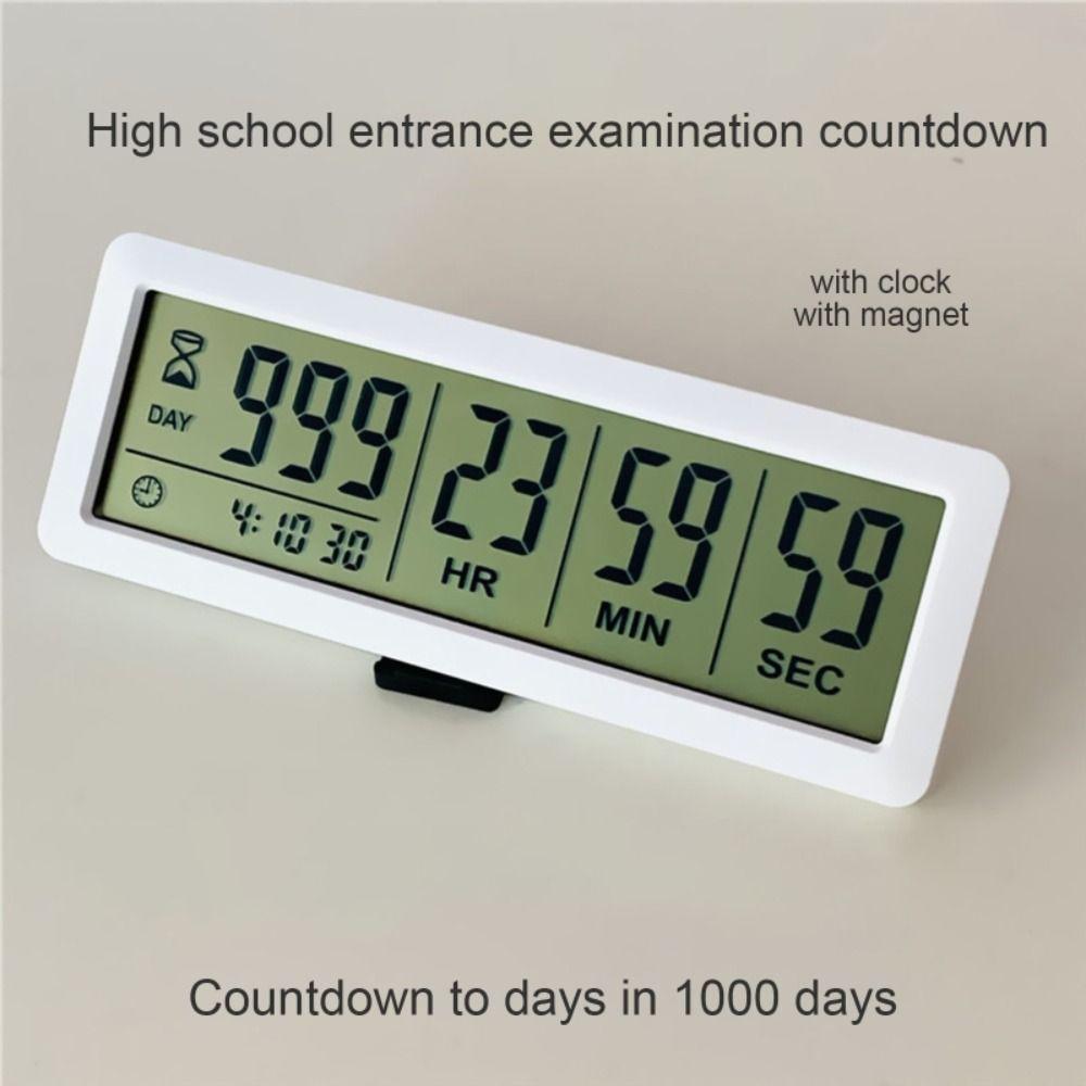 999 Days Digital Countdown Timer Digital Display Reusable Countdown Clock Time Management Electronic Electronic Clock Baby Date