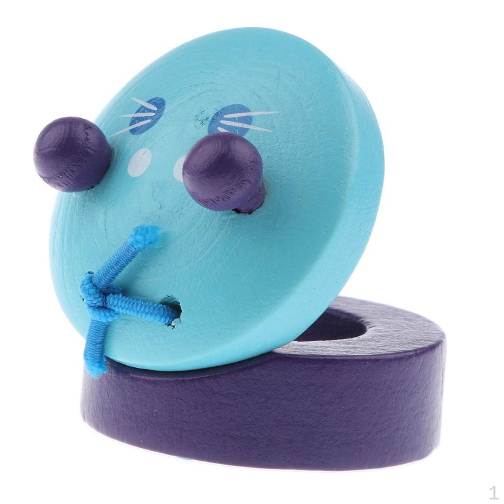 Cartoon Castanet Wood Hand Clapper