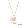High-End Four-Leaf Clover Diamond Choker: Women's Summer Titanium Steel Niche Clavicle Necklace