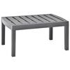VidaXL Garden Table Moka 78x55x38 Cm Plastic