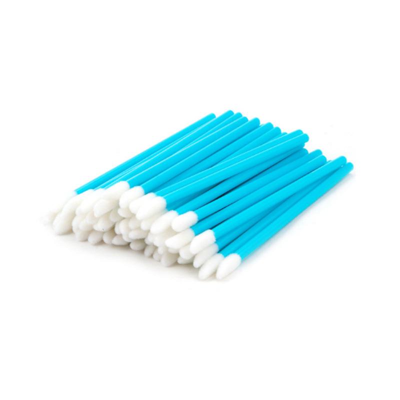 

50 шт. одноразовые кисти для макияжа губ, кисть для губной помады, ручка, палочка, индивидуальный аппликатор, косметический инструмент синий