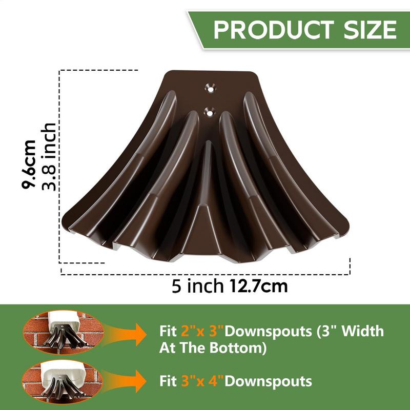 Gutter Downspout Dispenser Rainwater Dispersal Downspout Diverter Extensions Foundation Protection Rainwater Drainage Dispersal