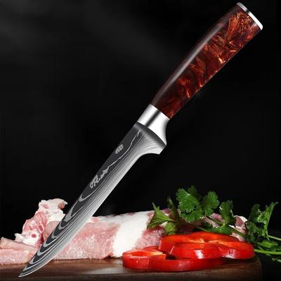 Boning Knife Stainless Steel Kitchen Knives Meat Fish Fruit Vegetable Chef Knife Japanese Cleaver with Cover