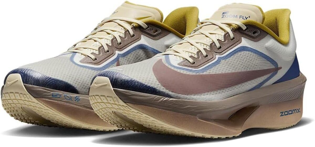 

Nike Zoom Fly 6 Premium ZOOM FLY 6 PRM Light Crush Размер Костяной/Пещерный камень/Синяя пустота/Бордовый HV4366-072 26.0см