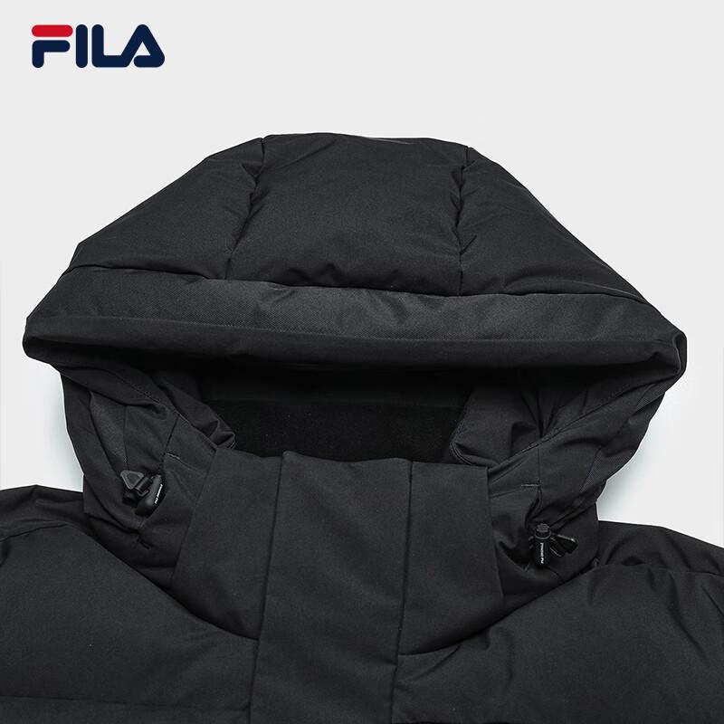 FILA Men's Long Hooded Down Jacket