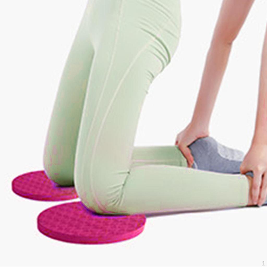 2 Knee Pads Round Cushion for Home And Travel Workouts