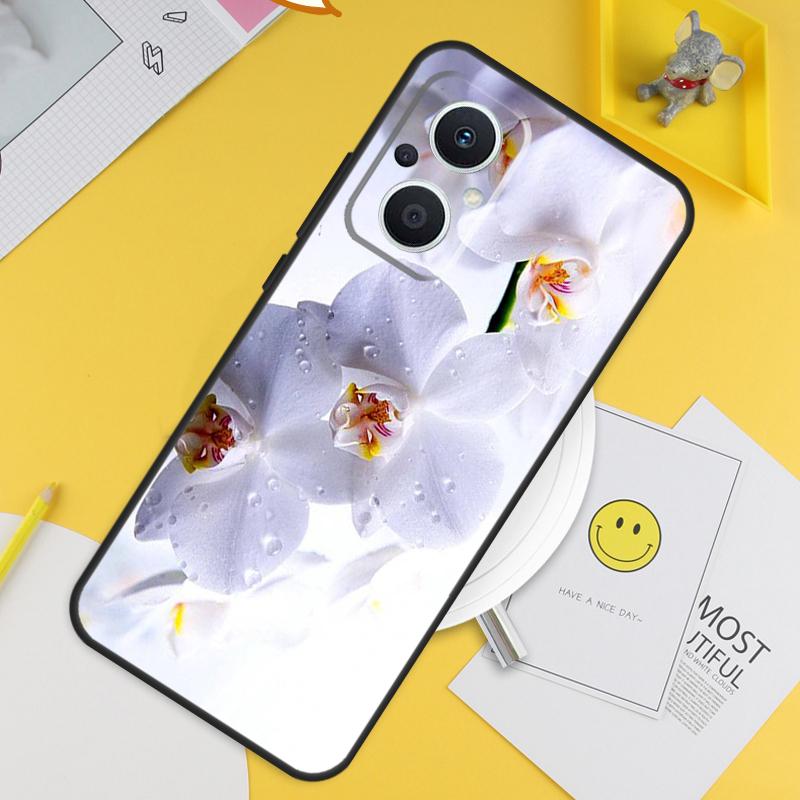 Orchid Flowers Colorful For OPPO Reno 13F 11F 12F 14F 10 11 12 13 14 Pro 8T 7 8 Lite OPPO Find X8 X6 X5 X9 Pro Case