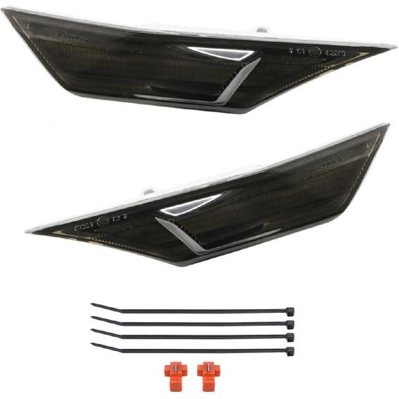 NSLUMO Led Side Marker Lights for Honda Civic 2016 2017 2018 2019 2020 2021 Sedan Coupe Hatchback Led Switchback Amber Side Marker Turn Signals White