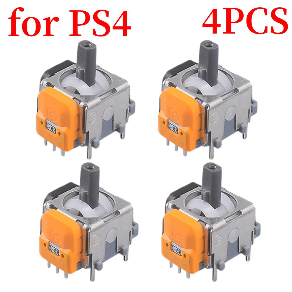 2/4PCS Replacement Hall Effect Joystick 3D Analog Sensor Thumb Stick Rocker Module for PS5/PS4 Controller Repair Parts Accessory