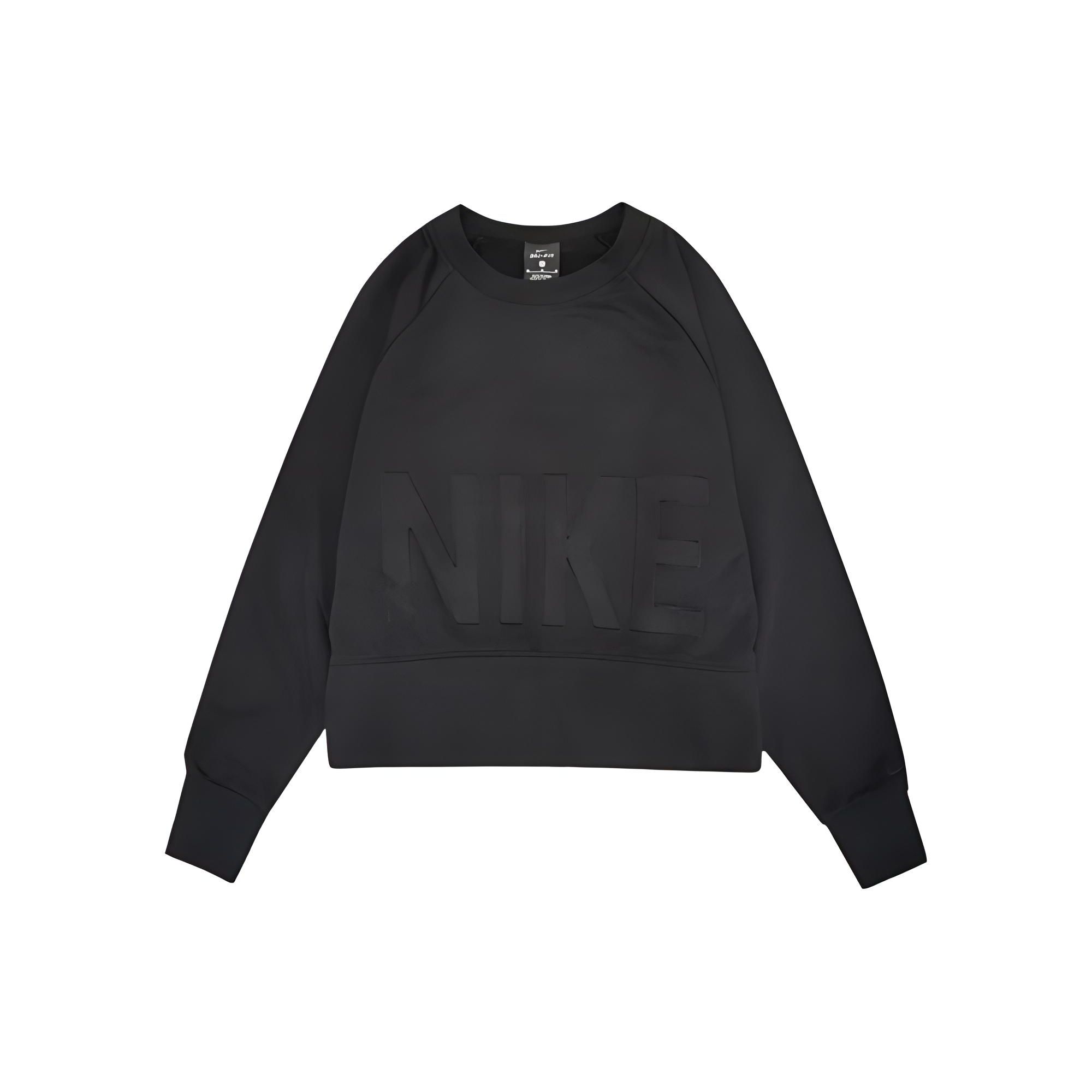 

Nike Versa Solid Color Crew Neck Casual Long Sleeve Hoody Women Hoody Black CD8794-010 M