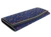 Inden Nagomi Long 7516 Navy Deerskin X Black Red Dragonfly Pattern [Indenya] Wallet, Bundles, Lacquer, Lacquer,