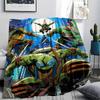 Teenage Mutant Ninja Turtles Poster Blanket Blanket Suitable For All Seasons Air Conditioning Blanket Digital Printing Sheet