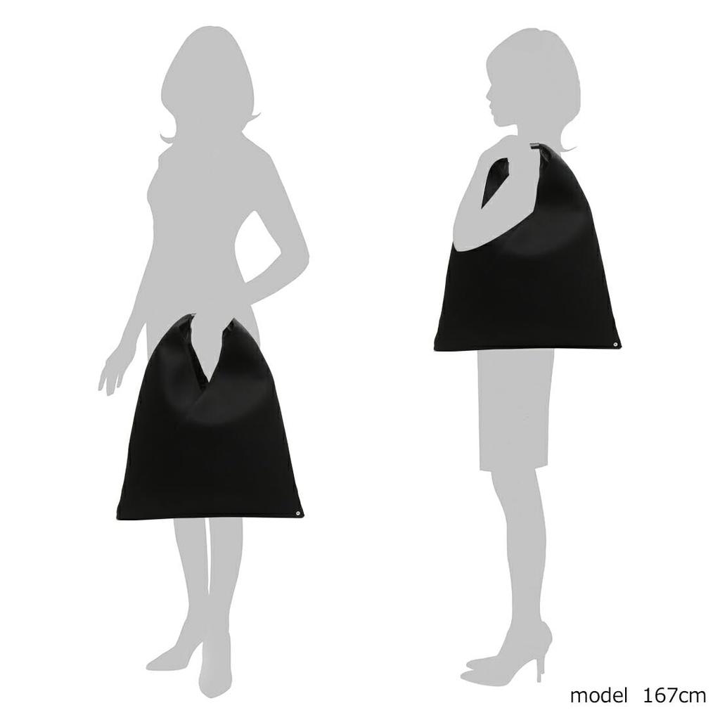 MM6 Maison Margiela Tote Çanta, Japon Tarzı, Siyah, Kadın, S54WD0039, P6414, T8013, A4 Boyut, Kullanılmış