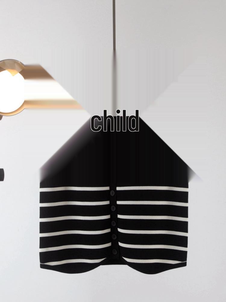 Striped Sleeveless Cardigan for Women - French Chic Autumn 2026 Vest