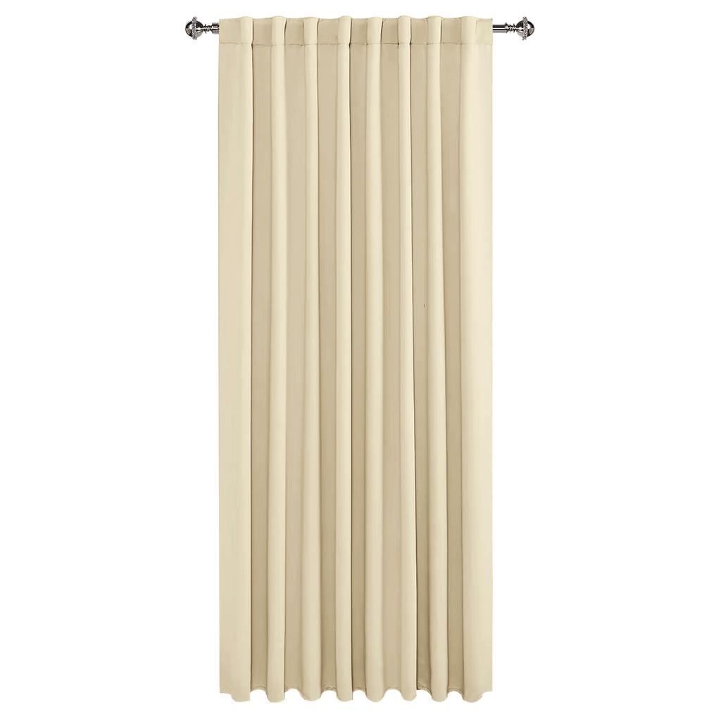 Blackout Curtains for Living Room Darkening Functional Heading Solid Bedroom Curtains Ready-made Thermal Insulated Window Drapes