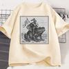 Vintage Medieval Knight T Shirt Funny Frog Knight Rider Tshirt Fashion Cotton Crew Neck Shortsleeved Top Unisex WOMEN Clothes