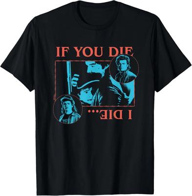 Stranger Things Wenn du stirbst, sterbe ich Offiziell lizenziertes T-Shirt