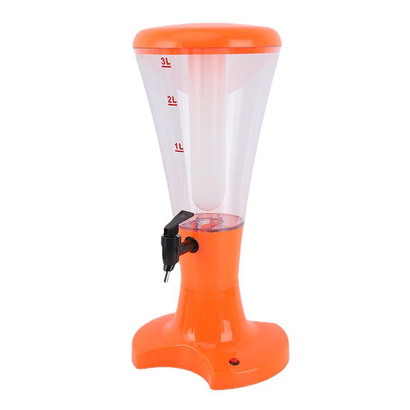 Torre Erogatore Luminosa per Bevande da 3L – Bicchieri Resistenti per Birra, Succhi o Cocktail