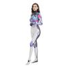 Halloween Women Game Network Armor Cosplay Jumpsuit Mechanical Combat Mecha Masquerade Party Zentai Suit Rave Outfit Bodysuits