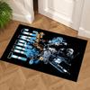 2pac Fußmatte Geeignet für Spielzimmer Eingangsbereich Esszimmer Balkon Rutschfester Teppich Anime Bürodekoration Perfektes Geschenk für Freunde & Familie