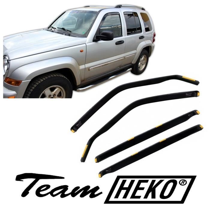 J&J AUTOMOTIVE | Heko Deflecteurs D'air Déflecteurs De Vent Pour Jeep Cherokee Kj 2001-2008