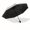 Sugarbunnies,Cute Automatic Folding Umbrella Simple 8 Rib Design, Bright Cartoon Pattern, Durable Iron Frame, Suitable For Travel, Outdoor,
