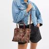Coach Mollie Cherry Print Coated Canvas Tote Bag Women Tote Brown Multicolor CZ772-IMTAM