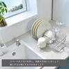 Wowfill Over-the-Sink Extendable Dish Drainer, Stainless Steel, Rust-Resistant and Scratch-Resistant (Silver, 33cm)