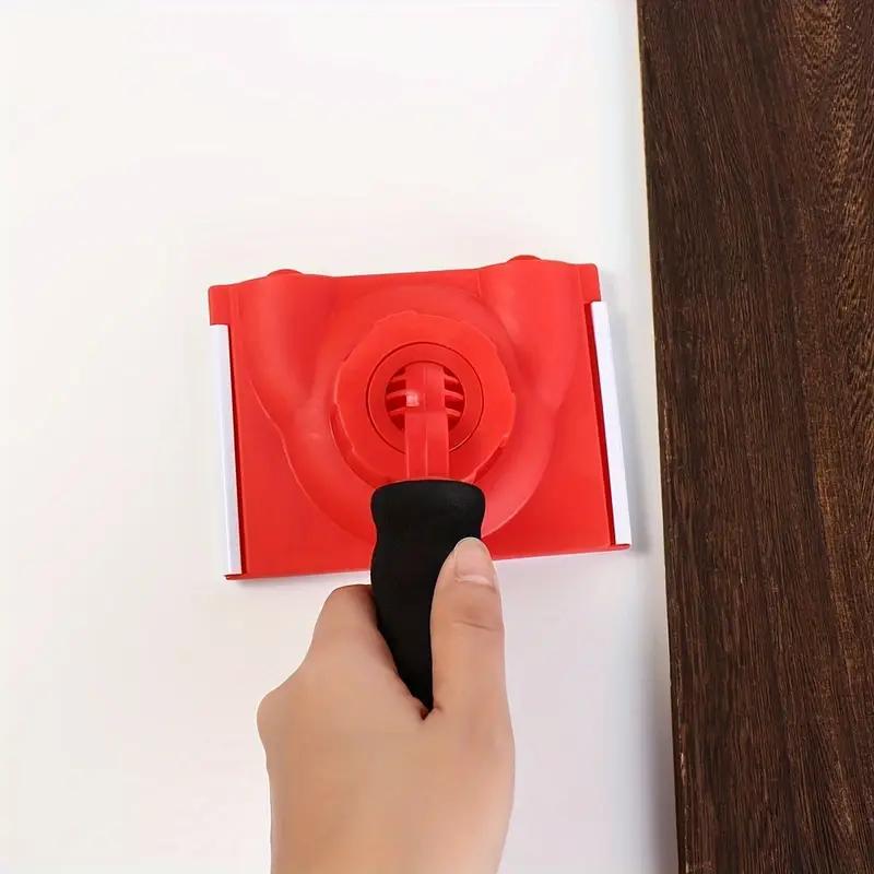 2Pcs Flocked Sponge Replacement Pads For Latex Paint Edger Brush Refill Pads Paint Application Accessories