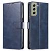 Samsung S21FE Leather Case with Calf Pattern and Flip Cover
