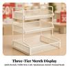 Countertop Snack Organizer Space-Saving Three-Tier Display Rack