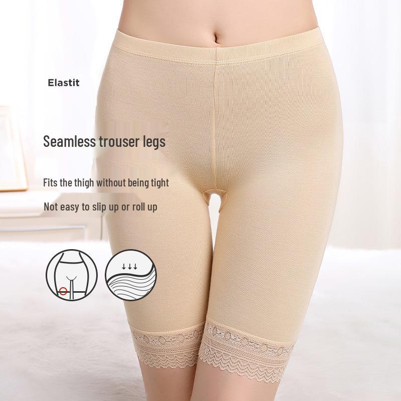 Modal Anti-Exposure Safety Shorts for Women, Summer Thin Plus Size 5XL, Suitable for 300 Jin.