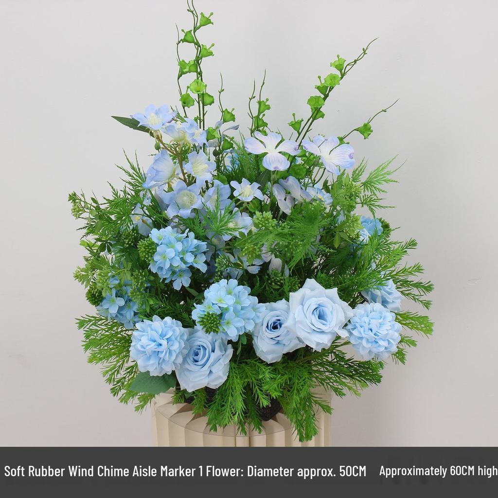 Soft Rubber Simulation Flowers for Wedding, Proposal, and Exhibition Decoration