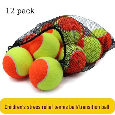 Mingi de tenis de tranziție fără presiune pentru copii - Culoare moale pentru antrenament și practică