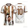 T-shirt Graphique Messi Football d'Été Doux pour Homme Manches Courtes Décontracté Sportif Hauts pour Enfants Garçons Street Wear Quotidien