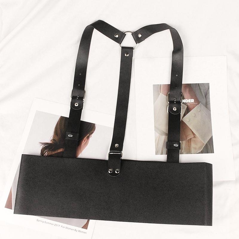 Harness Waist Belt Punk Leather Harness Belt Underbust Corset Top With Strap Leather Suspender Belt Clubwear To Wear Out