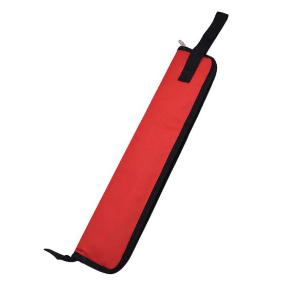 Drumstick Bag Thickened Oxford Cloth Drum Stick Holder Storage Case with Hooks Inside for Percussion Sticks Drum Mallet