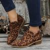 Women's Chunky Low Heel Ankle Boots, Casual Backside Zipper Pointed Toe Faux Leather Shoes, Women's Short Boots