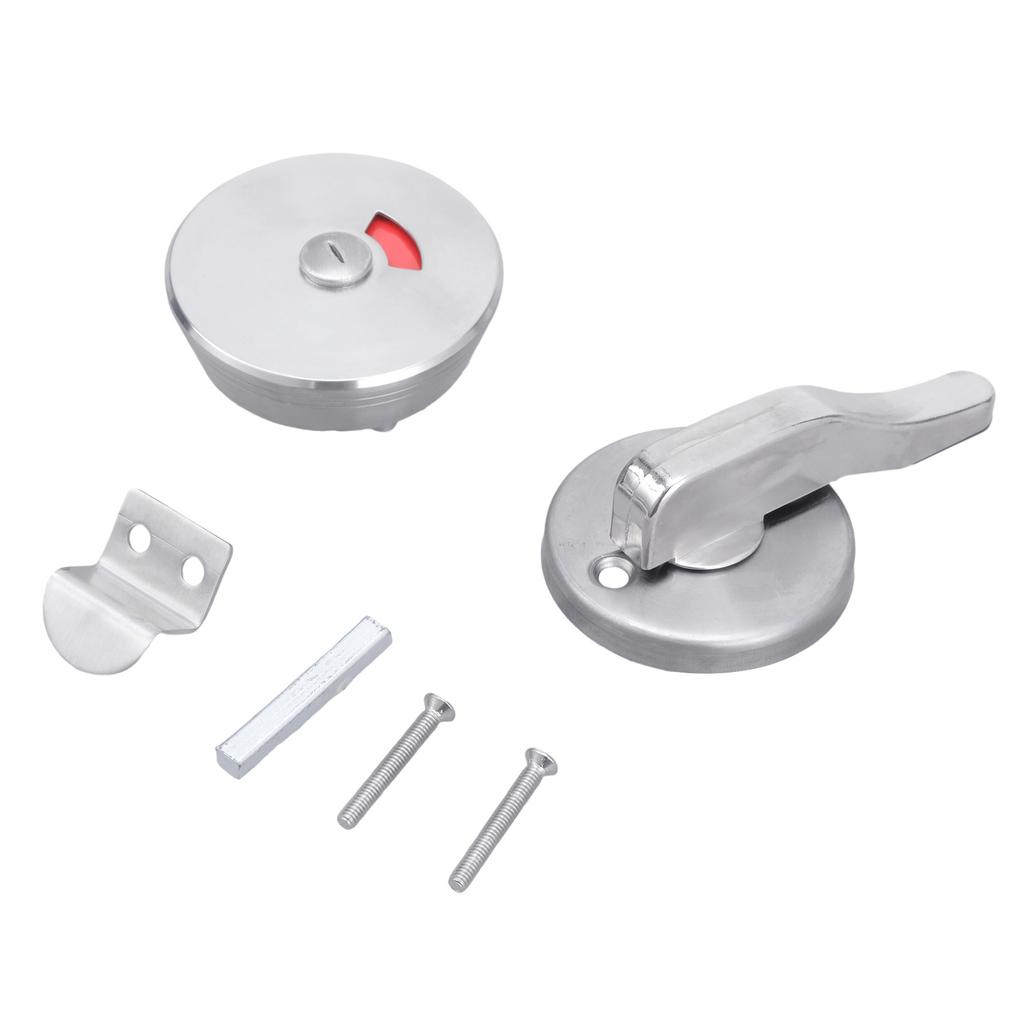 Vielseitiger Badezimmer-Anzeigeschloss in Silber-Finish Langlebiges Türschloss für Wohn- und Gewerbeanwendungen