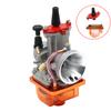ZSDTRP Metal/Plastic Carburetor Top Cover Float Bowl kit for PWK21-34MM Motorcycles Accessories