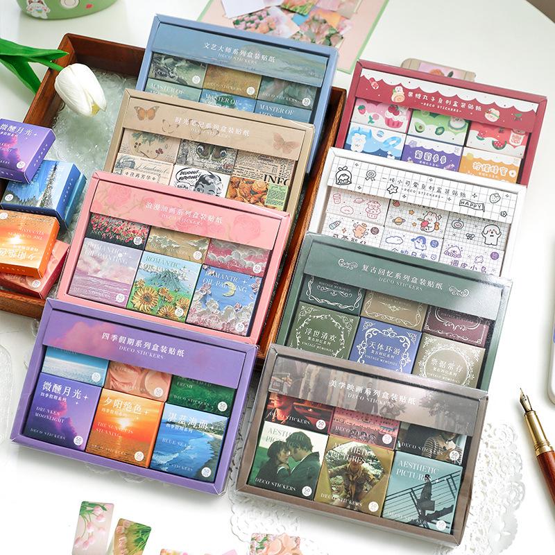 Zaomo Time Note Sticker Set: 300 Decorative Sheets for Journals & DIY Projects