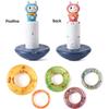 TUMAMA Toddler Stacking Toy with Light and Music, Stacks of Circles STEM Montessori Toy, Birthday Gifts for Boys and Girls
